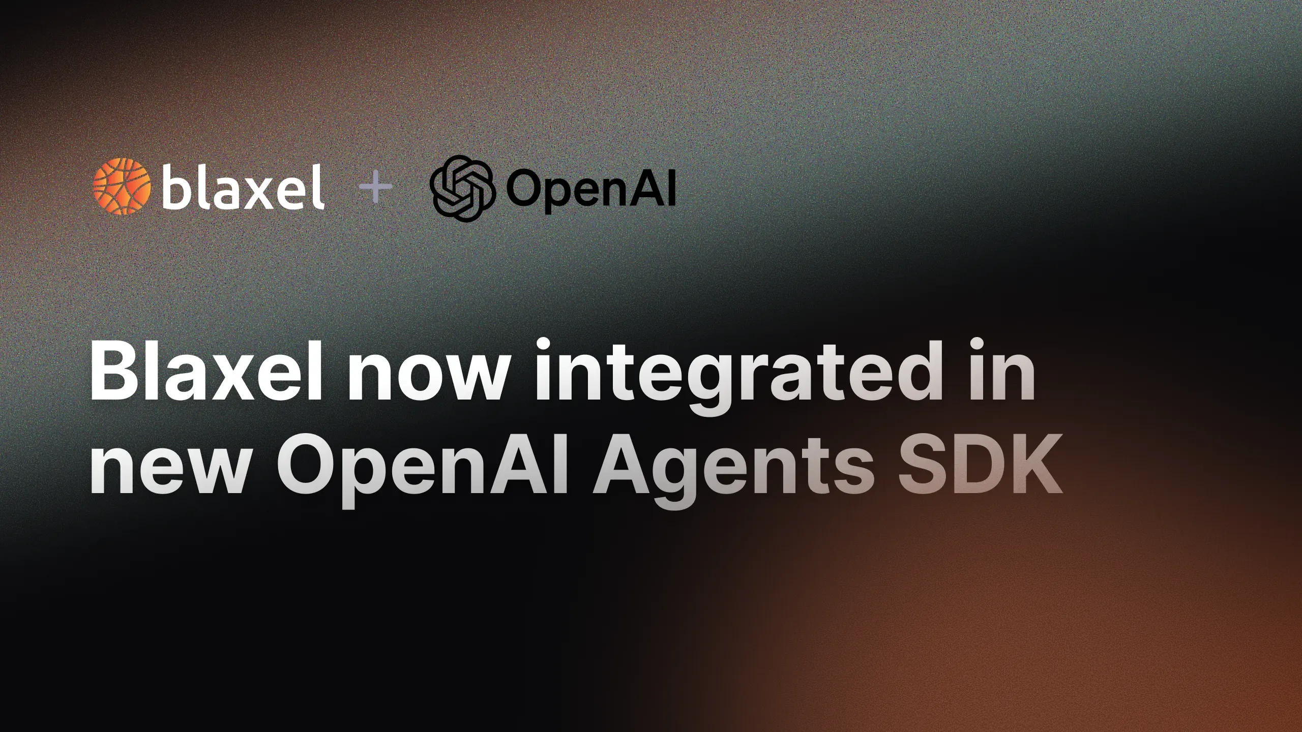 Native support for Blaxel sandboxes in the new OpenAI Agents SDK