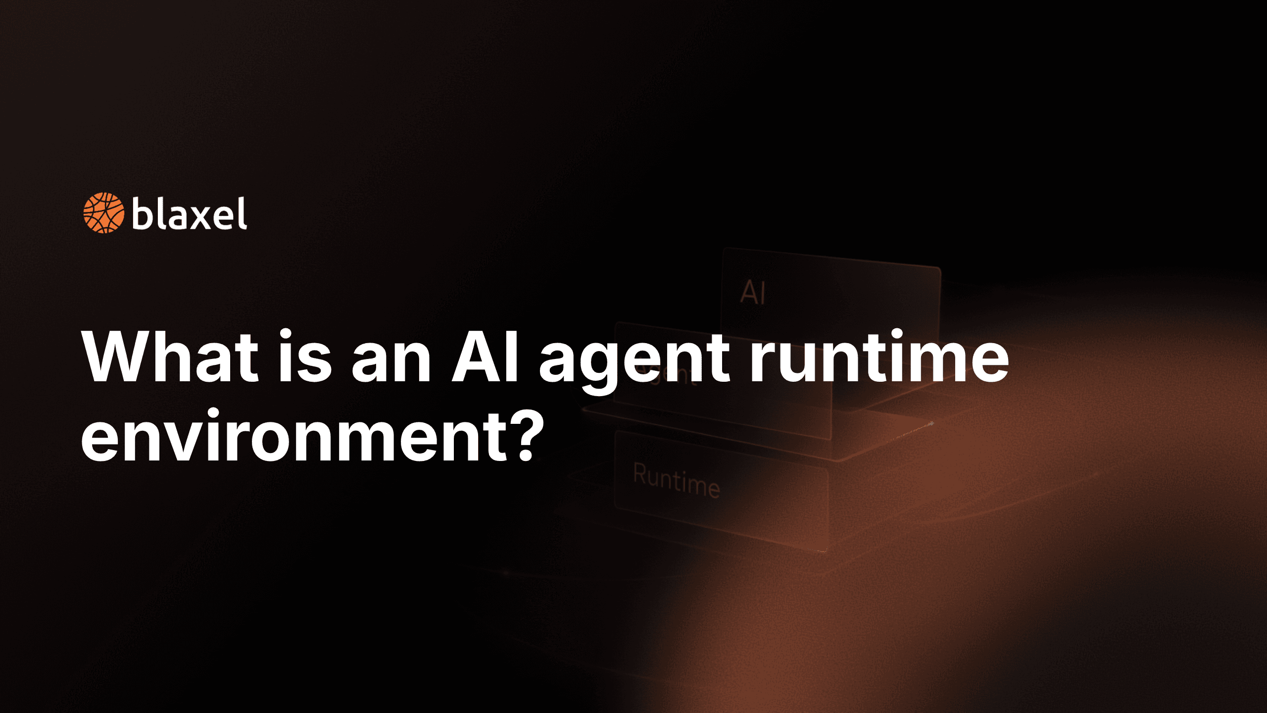 What is an AI agent runtime environment?