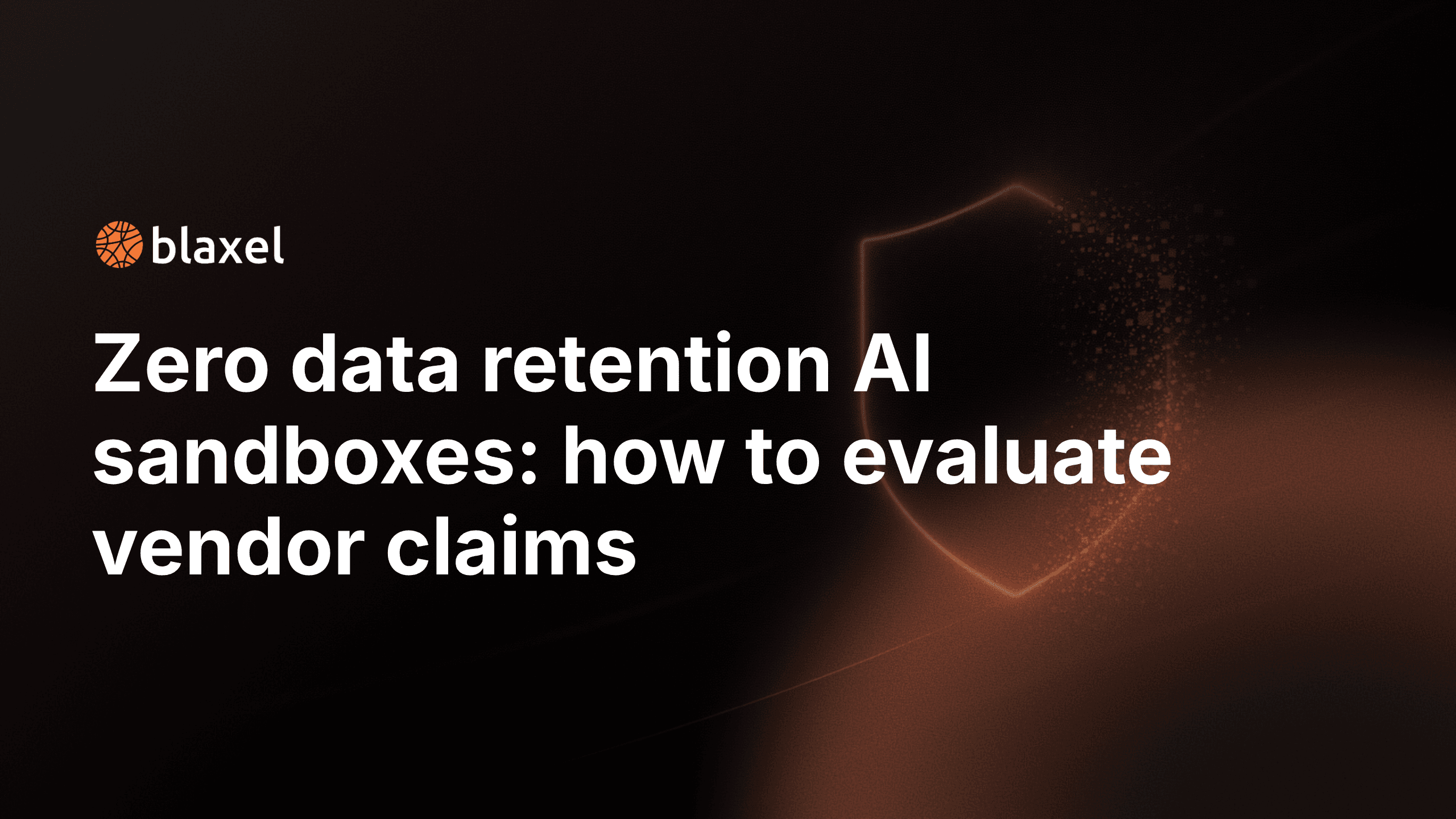 Zero data retention AI sandboxes: how to evaluate vendor claims
