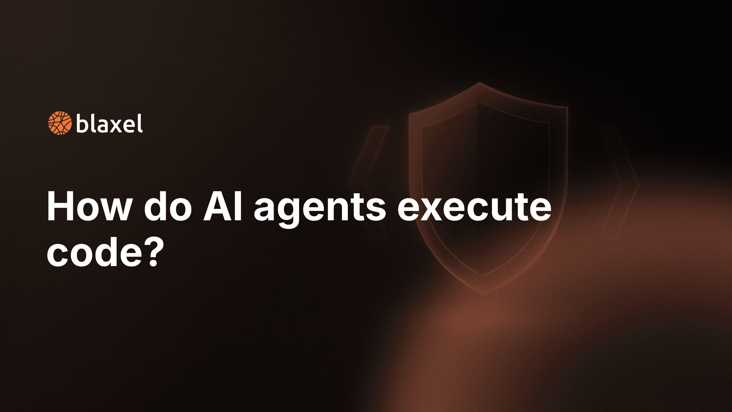 How do AI agents execute code?